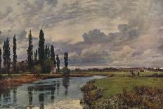 Poplars in the Thames Valley, c19th century, (1938)-Alfred William Parsons-Giclee Print