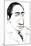 Alfredo Casella, Italian composer, caricature-Neale Osborne-Mounted Giclee Print