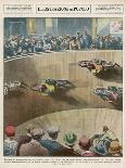 On This London "Wall of Death" the Riders are Travelling Parallel to the Ground-Alfredo Ortelli-Art Print