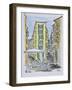 Alfresco dining in Old Nice, Nice, France-Richard Lawrence-Framed Photographic Print
