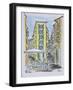 Alfresco dining in Old Nice, Nice, France-Richard Lawrence-Framed Photographic Print