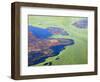 Algae on the Water, Indhar Lake, Udaipur, Rajasthan, India-Keren Su-Framed Photographic Print