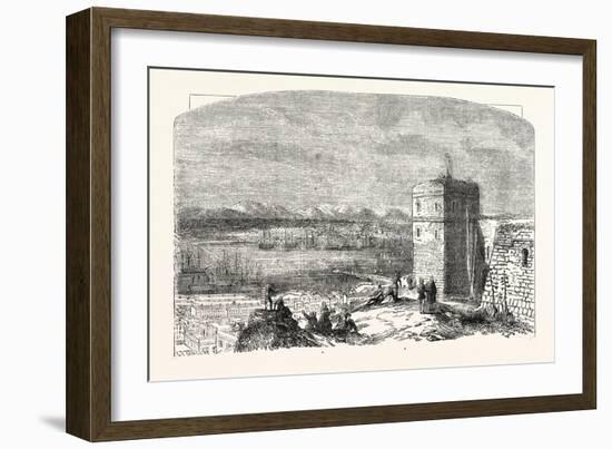 Algaziras, Seaport of Andalusia Spain-null-Framed Giclee Print