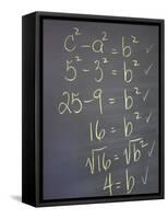 Algebra Equation on Blackboard-null-Framed Stretched Canvas