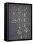 Algebra Equation on Blackboard-null-Framed Stretched Canvas