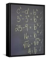 Algebra Equation on Blackboard-null-Framed Stretched Canvas