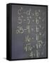 Algebra Equation on Blackboard-null-Framed Stretched Canvas