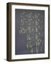 Algebra Equation on Blackboard-null-Framed Photographic Print
