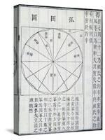 Algebra, illustration from 'The Nine Chapters on the Mathematical Art', by Jiuzhang Suànshù-Chinese School-Stretched Canvas