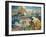 Alger La Blanche - Quay Scene, Algiers, 1912-Leon Cauvy-Framed Giclee Print