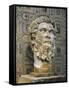 Algeria, Djemila, Colossal Head of the Emperor Septimius Severus-null-Framed Stretched Canvas