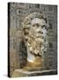 Algeria, Djemila, Colossal Head of the Emperor Septimius Severus-null-Stretched Canvas