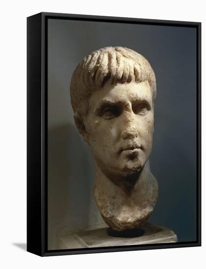 Algeria, Head of the Roman Emperor Augustus-null-Framed Stretched Canvas