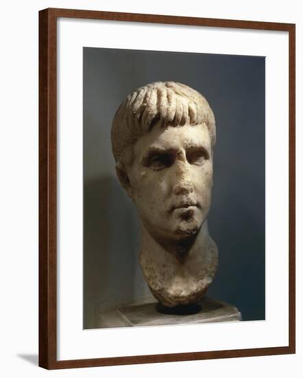 Algeria, Head of the Roman Emperor Augustus-null-Framed Giclee Print