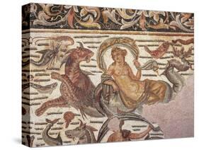 Algeria, Mosaic Work Depicting the Nereids from the Procurator Villa, Discovered in 1870-null-Stretched Canvas