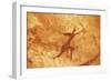 Algeria, Sahara Desert, Tassili-N-Ajjer National Park, Rock Carving Depicting Man with Bow-null-Framed Giclee Print