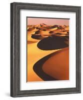 Algeria, Sahara, Great Western Erg, Oasis-Thonig-Framed Photographic Print