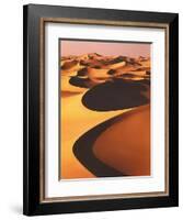 Algeria, Sahara, Great Western Erg, Oasis-Thonig-Framed Photographic Print