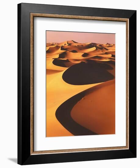 Algeria, Sahara, Great Western Erg, Oasis-Thonig-Framed Photographic Print