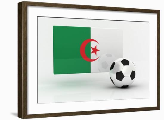 Algeria Soccer-badboo-Framed Art Print