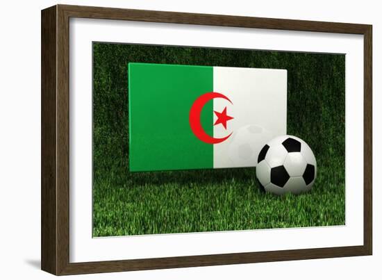 Algeria Soccer-badboo-Framed Art Print