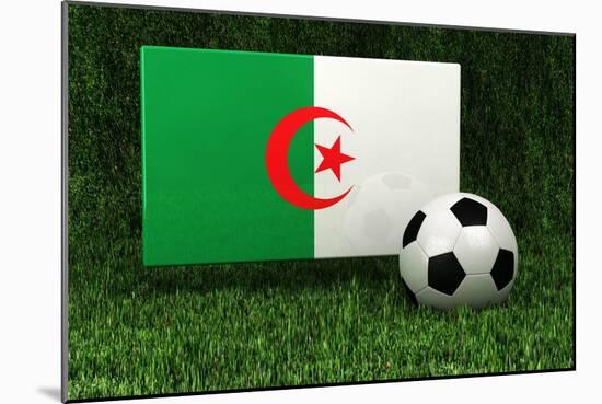 Algeria Soccer-badboo-Mounted Art Print