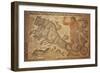 Algeria, Timgad, Mosaic Work Depicting Neptune on His Chariot-null-Framed Giclee Print