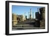 Algeria, Timgad, Roman Colonial Town Founded by Emperor Trajan around 100 A.D, Ruins-null-Framed Giclee Print