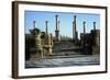 Algeria, Timgad, Roman Colonial Town Founded by Emperor Trajan around 100 A.D, Ruins-null-Framed Giclee Print