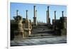 Algeria, Timgad, Roman Colonial Town Founded by Emperor Trajan around 100 A.D, Ruins-null-Framed Giclee Print