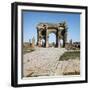 Algeria, Timgad, Thamugadi, Arch of Trajan at Ancient Roman Town-null-Framed Giclee Print