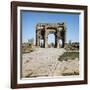 Algeria, Timgad, Thamugadi, Arch of Trajan at Ancient Roman Town-null-Framed Giclee Print