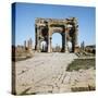 Algeria, Timgad, Thamugadi, Arch of Trajan at Ancient Roman Town-null-Stretched Canvas