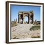 Algeria, Timgad, Thamugadi, Arch of Trajan at Ancient Roman Town-null-Framed Giclee Print