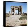 Algeria, Timgad, Thamugadi, Arch of Trajan at Ancient Roman Town-null-Framed Stretched Canvas