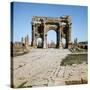 Algeria, Timgad, Thamugadi, Arch of Trajan at Ancient Roman Town-null-Stretched Canvas