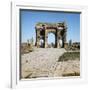 Algeria, Timgad, Thamugadi, Arch of Trajan at Ancient Roman Town-null-Framed Giclee Print