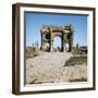 Algeria, Timgad, Thamugadi, Arch of Trajan at Ancient Roman Town-null-Framed Premium Giclee Print