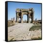 Algeria, Timgad, Thamugadi, Arch of Trajan at Ancient Roman Town-null-Framed Stretched Canvas