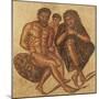 Algeria, Tipasa, Mosaic Work Depicting Berbers in Chains-null-Mounted Giclee Print