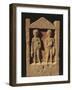 Algeria, Tipasa, Stele Depicting Two Persons Bringing Offers-null-Framed Giclee Print