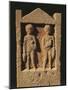 Algeria, Tipasa, Stele Depicting Two Persons Bringing Offers-null-Mounted Giclee Print