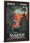 Algeria Travel Poster-null-Framed Art Print