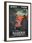 Algeria Travel Poster-null-Framed Art Print