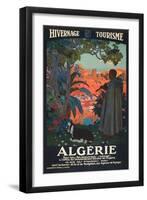 Algeria Travel Poster-null-Framed Art Print