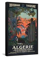 Algeria Travel Poster-null-Framed Stretched Canvas