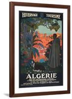 Algeria Travel Poster-null-Framed Art Print