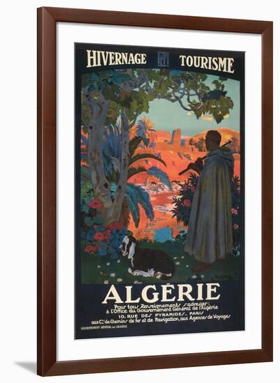 Algeria Travel Poster-null-Framed Art Print