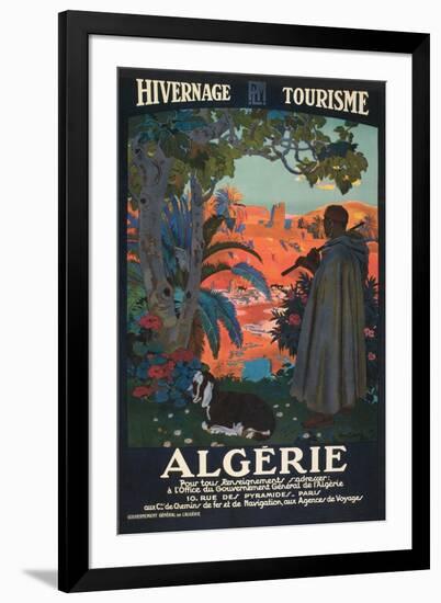 Algeria Travel Poster-null-Framed Art Print