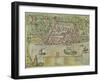 Algeria, View of Algiers During Suleiman the Magnificent's Rule in the Mediterranean-null-Framed Giclee Print